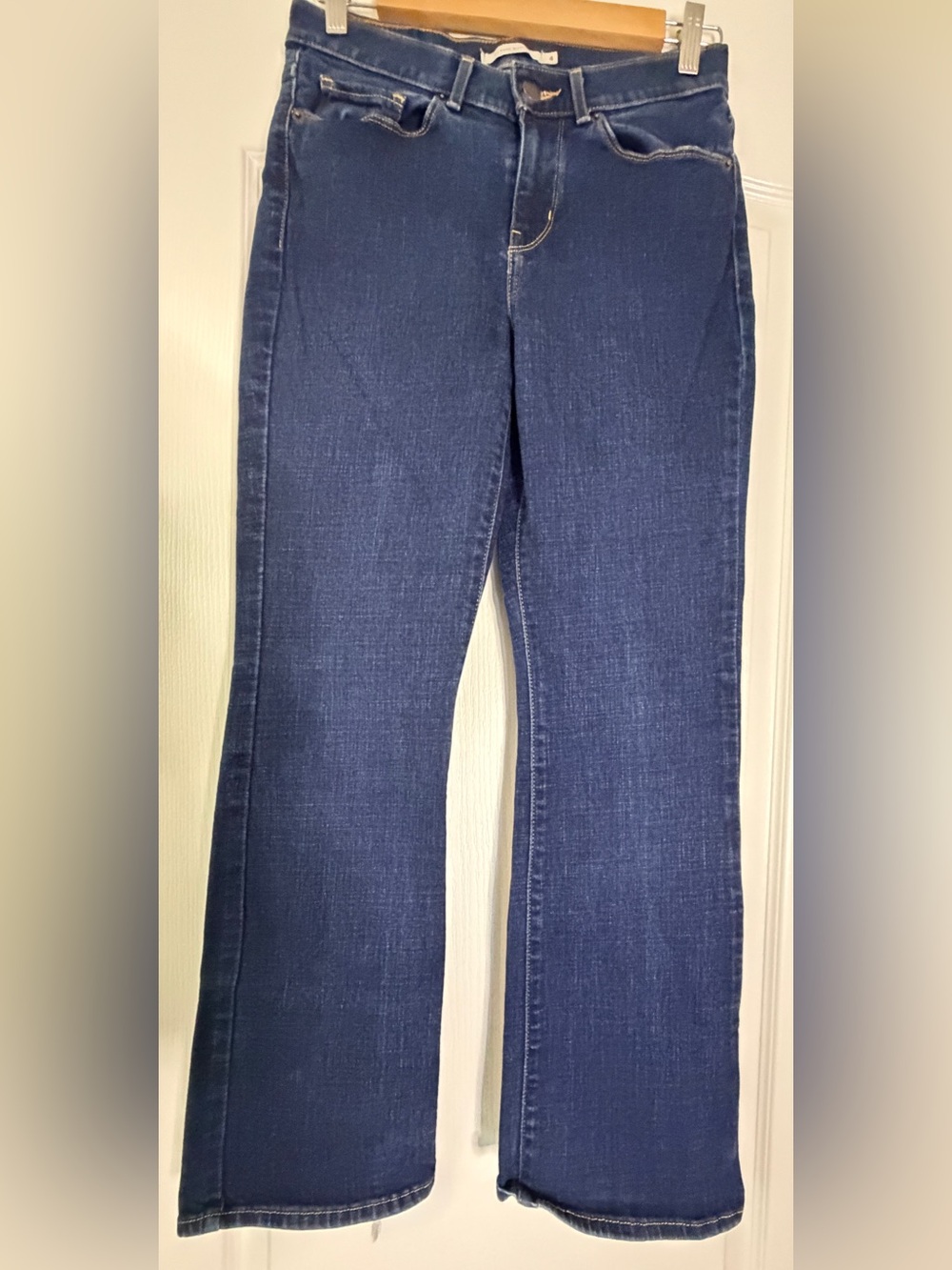 Levi’s Classic Bootcut Jeans Dark Wash Mid Rise Stretch Women’s 4S W27 L30